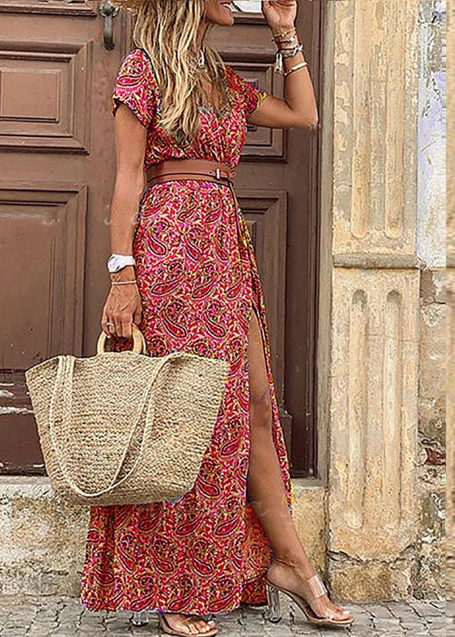 Samantha™ - Maxi Ibiza Dress - Belt included
