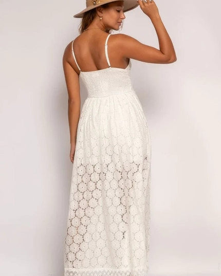 Claribel™ - Chic White Ibiza Dress