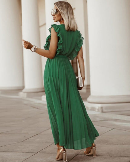 Abby™ - Dress With V-Neck