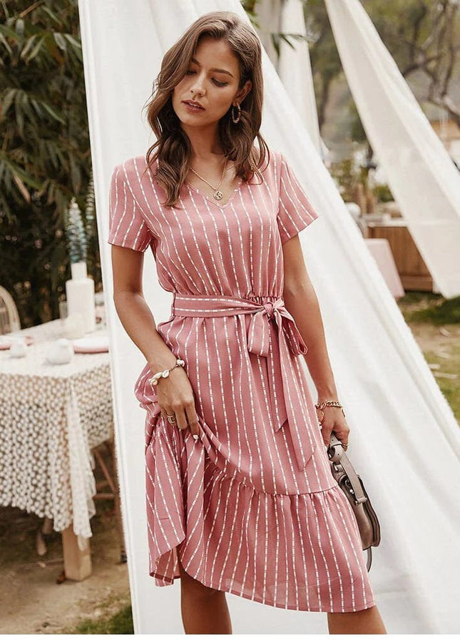 Nadine™ - Short Bohemian-style dress