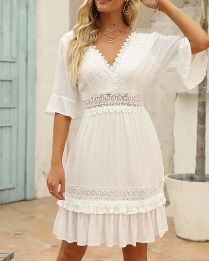 Georgina™ - White Beach Dress
