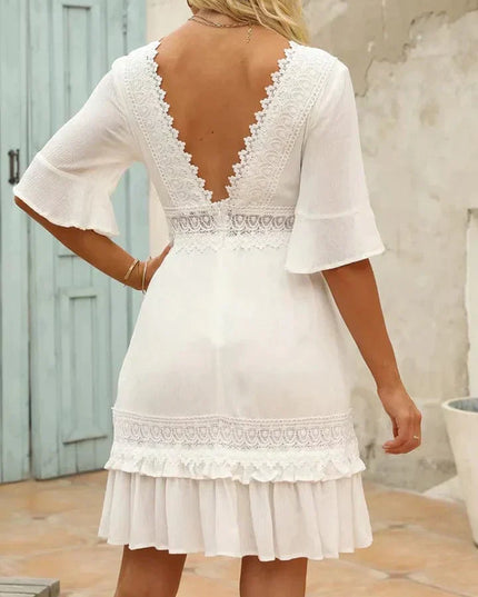 Georgina™ - White Beach Dress