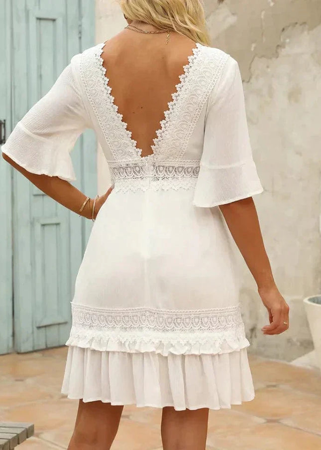 Georgina™ - White Beach Dress