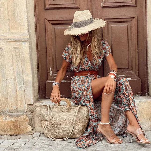 Molly™ - Maxi Ibiza Dress - Belt included