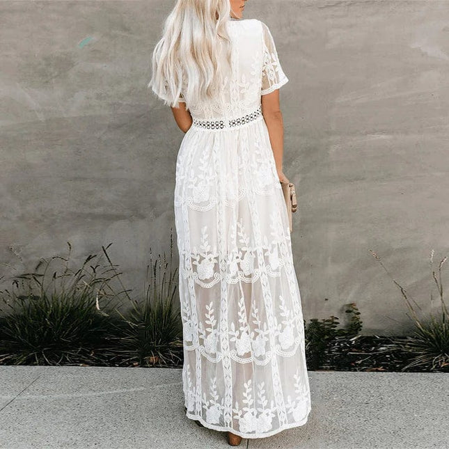 Megan™ - Maxi Lace Ibiza Dress