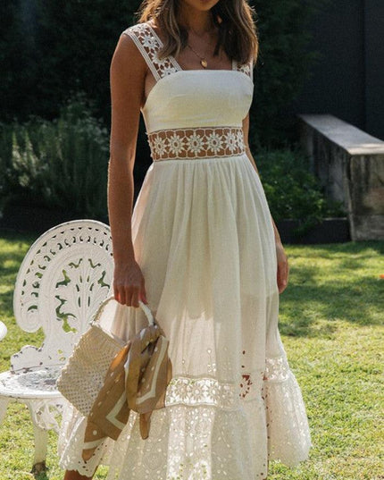 Lois™ - White Bohemian Dress